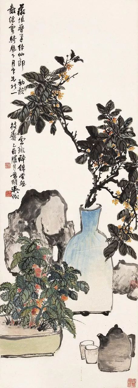写意山水花鸟画精品欣赏,吴待秋山水画精品欣赏图文