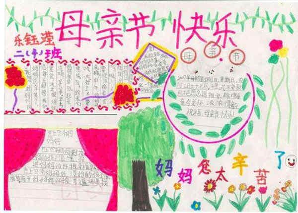 8k纸画感恩母亲节手抄报,感恩母亲节的手抄报怎么画