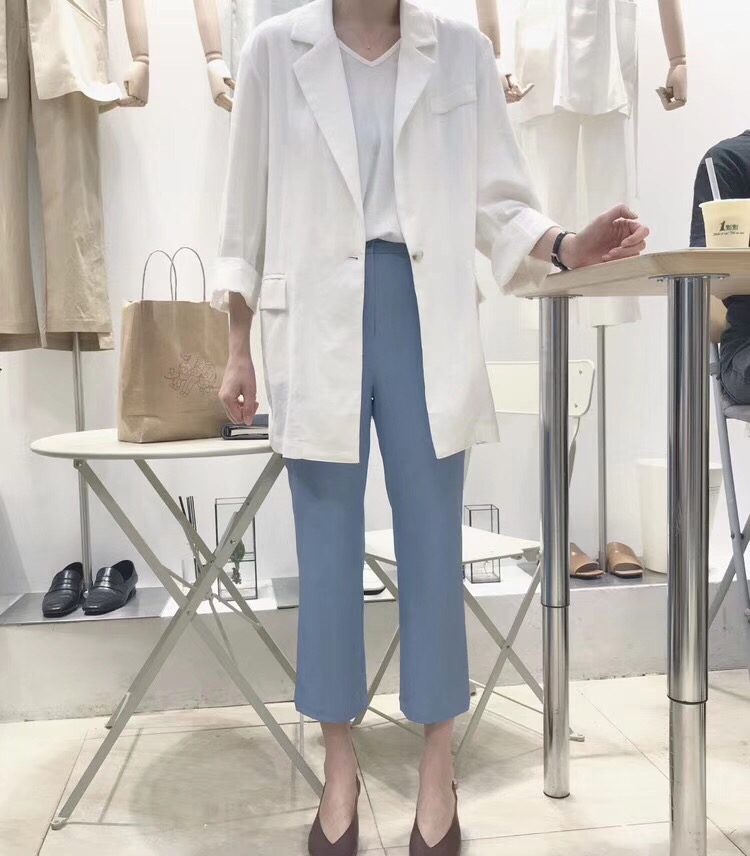 十三行女装档口韩系简约风,十三行知性优雅女装