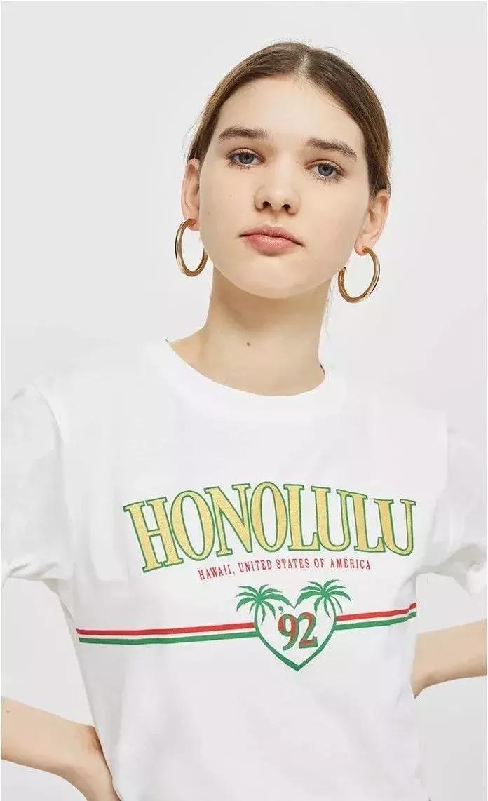 2018最火白T恤清单，林允这件才79元