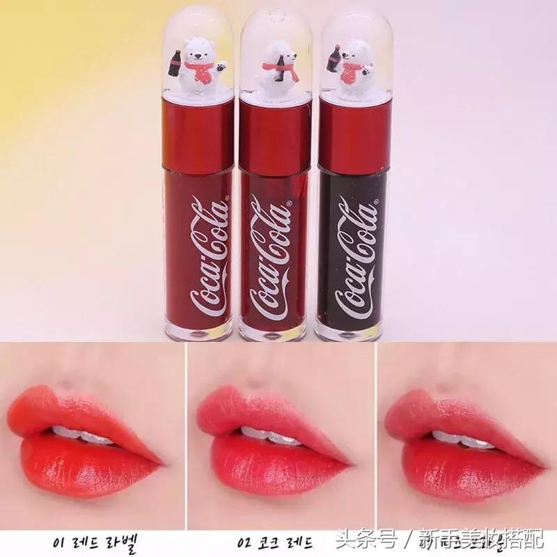 用可口可乐版化妆品化妆,可口可乐妆容