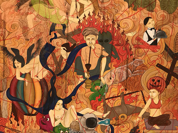 当代蒙古艺术：机械漫画潮流气质，让你意想不到！|张小玉