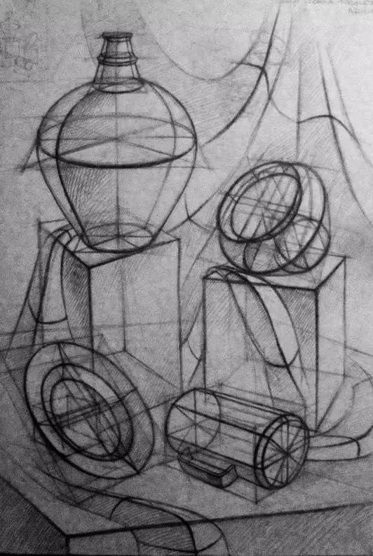几何体零基础素描入门,为什么素描入门都是画几何体