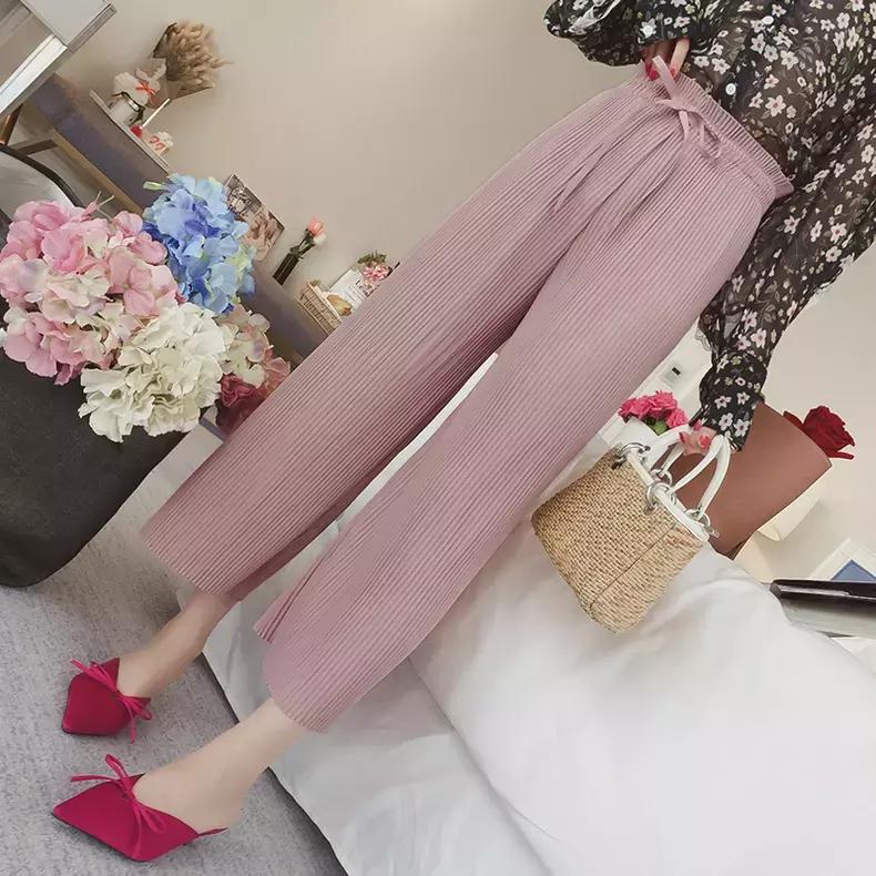 女童简约百搭休闲裤,百搭款慵懒风休闲裤女款