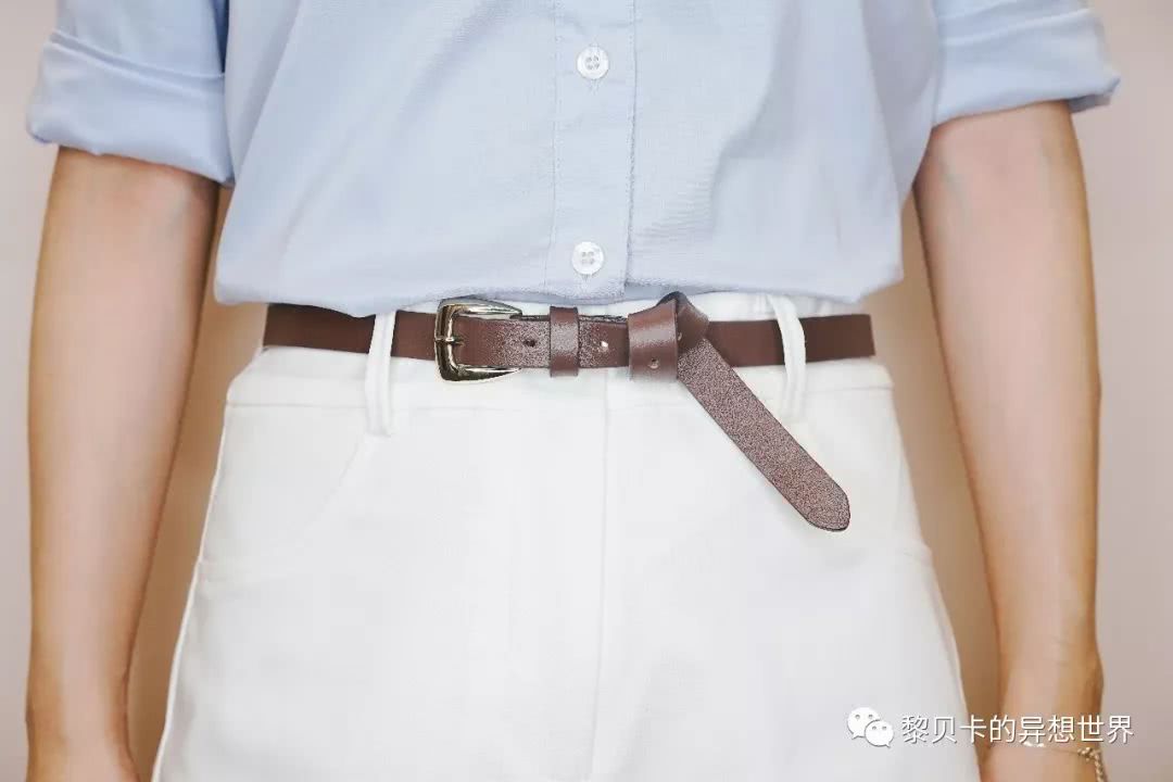 跆拳道白腰带的正确系法简单视频,带金属扣的腰带系法蝴蝶结慢动作