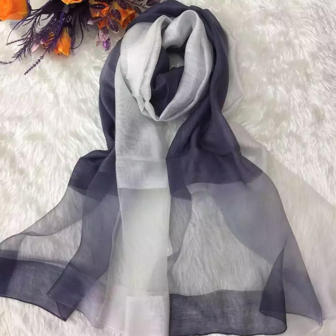 天丝刺绣丝巾,织围巾真丝