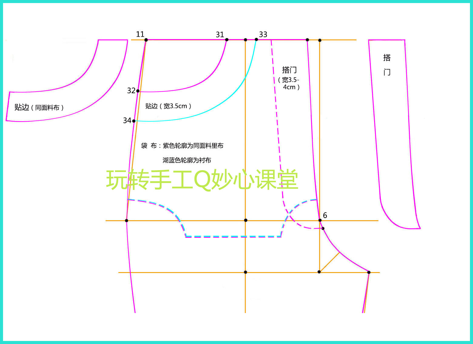服装打版方法步骤图解,裤子服装打版自学教程大全