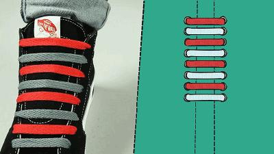 鞋带怎么穿不用系又好看,让鞋子颜值翻倍的5种鞋带系法