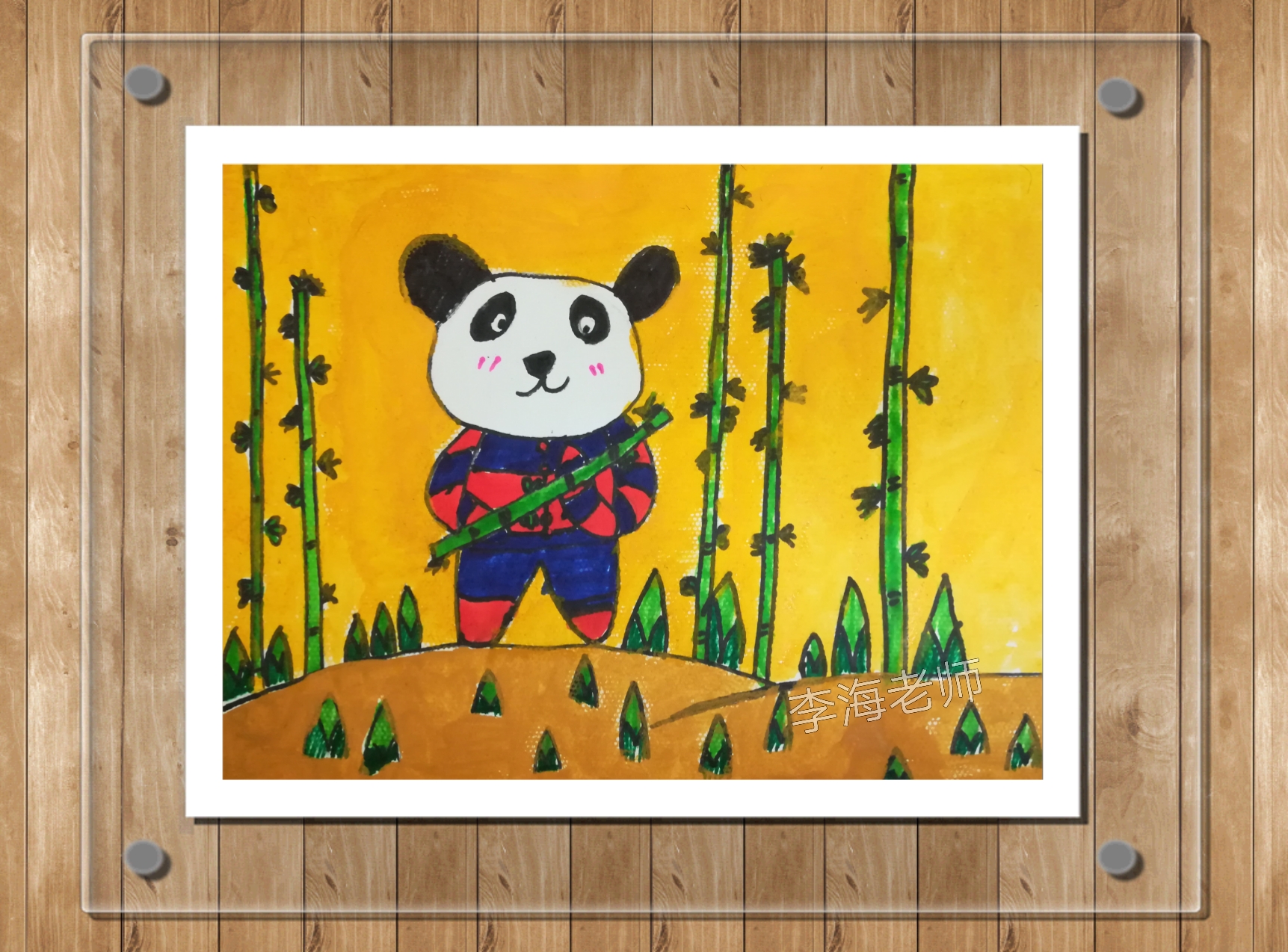 绘画儿童创意水粉,儿童绘画创意3-6岁水彩画黑夜