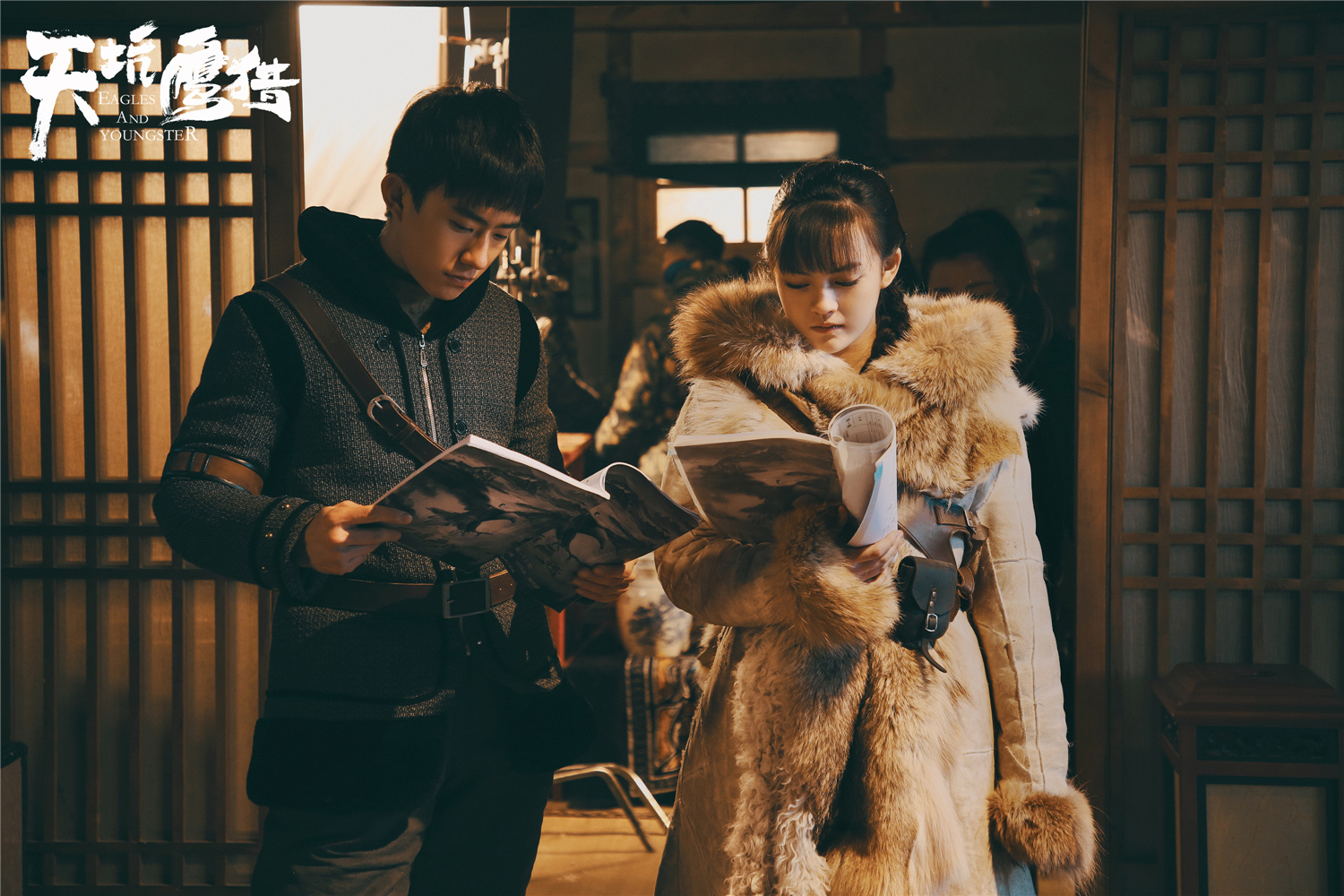 王俊凯天坑鹰猎首播发布会,郑好天坑鹰猎