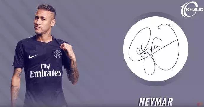 足球界值得珍藏的图片,各个足球球星签名