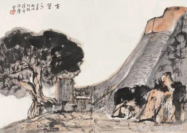 中国画名家亚明,当代金陵画派画家