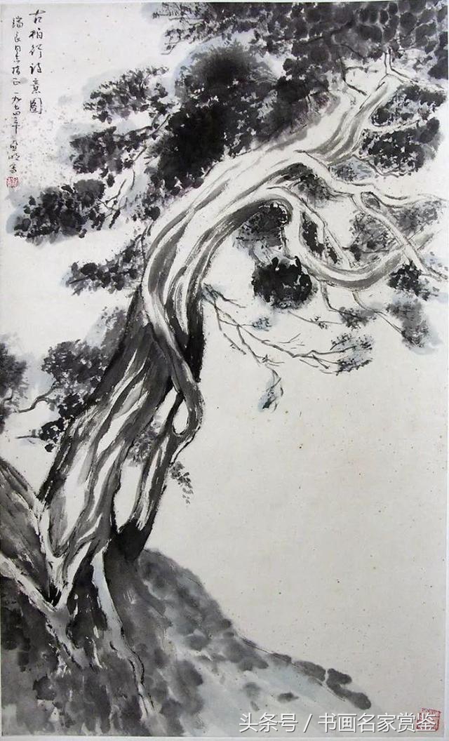 中国画名家亚明,当代金陵画派画家