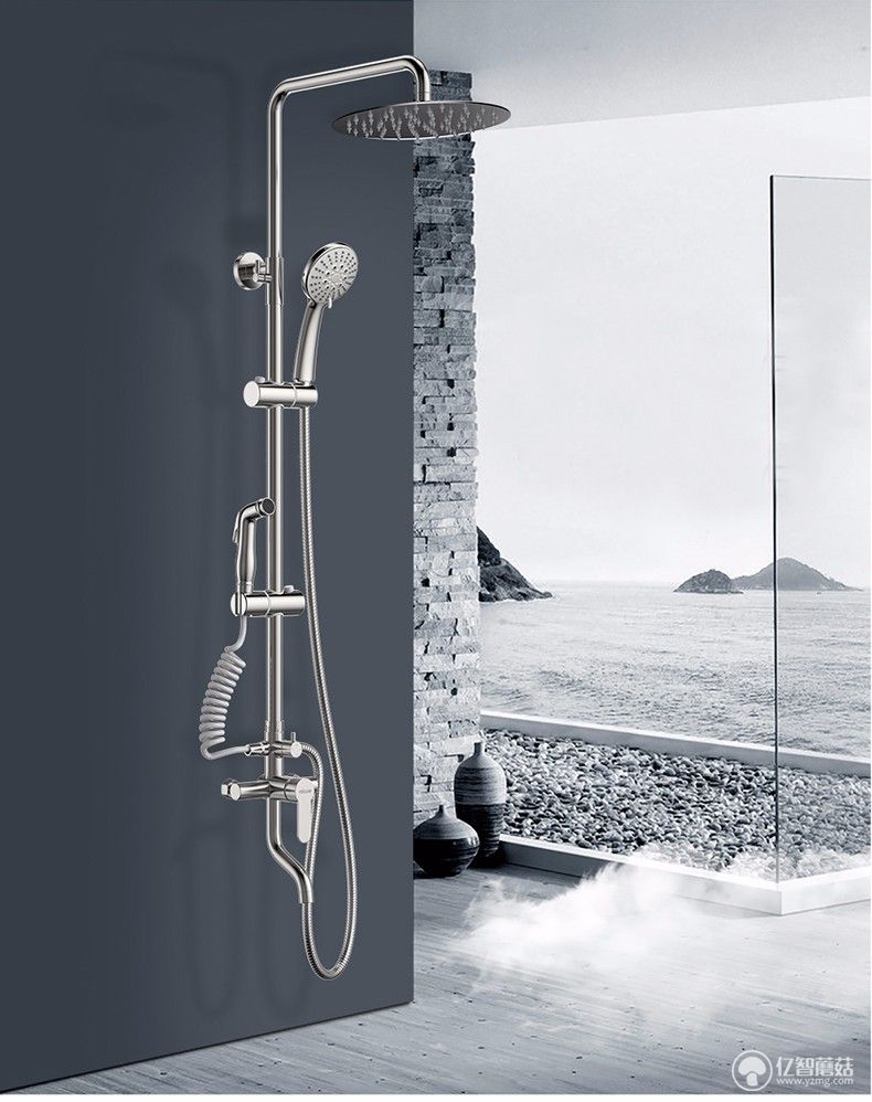 四季沐歌淋浴花洒套装安装视频,花洒套装全铜花洒沐浴妇洗神器