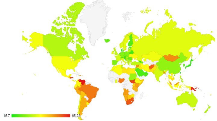 东京治安最好的区,全球治安最不好的地方