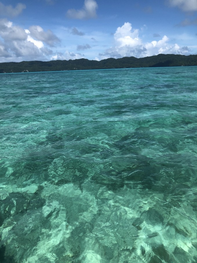 帕劳的海景风光给人美的享受,帕劳的海洋和沙滩风景图片