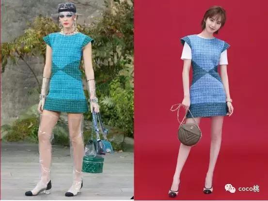 范冰冰刘亦菲倪妮娜扎同穿樱桃粉,娜扎和倪妮哪个好看