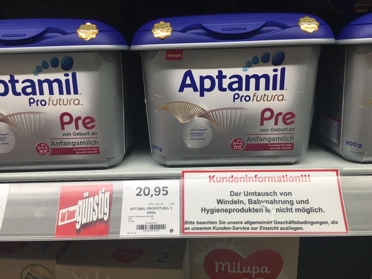 德国爱他美多少钱一段,德国国内爱他美价格