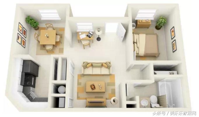 新房装修小三室效果图,如何自己设计装修房子3d效果图