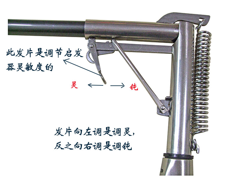 龙抬头自动鱼竿,龙抬头自动弹簧海竿原理