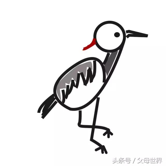 数字简笔画0到10创意画,简笔画陪伴孩子