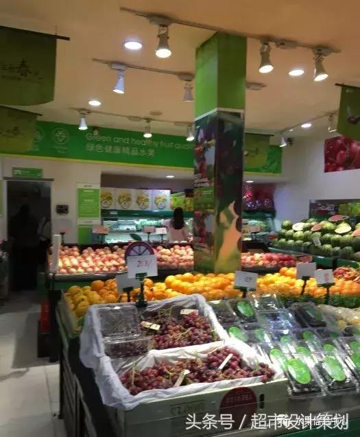 水果店水果陈列摆放销售技巧,20方长方形水果店铺陈列设计