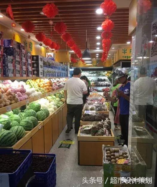 水果店水果陈列摆放销售技巧,20方长方形水果店铺陈列设计