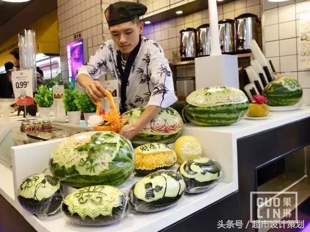 水果店水果陈列摆放销售技巧,20方长方形水果店铺陈列设计