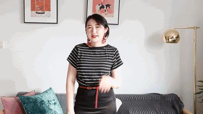 腰带怎么系好看又不容易掉,腰带小技巧