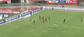 中甲战报,2019中甲第二十三轮辽宁vs永昌