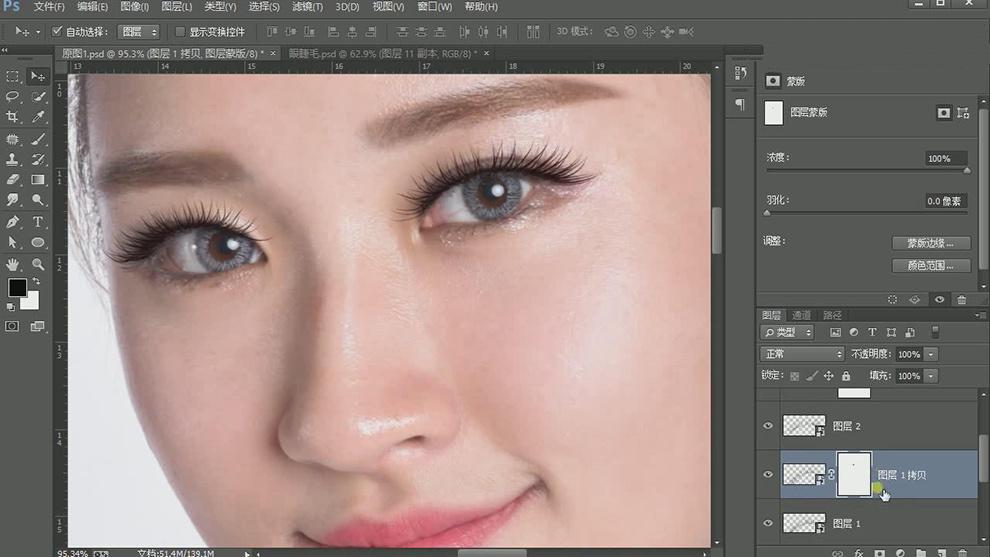 ps暗黄肌肤变白皙肌肤调色教程,ps人像美白磨皮怎么操作