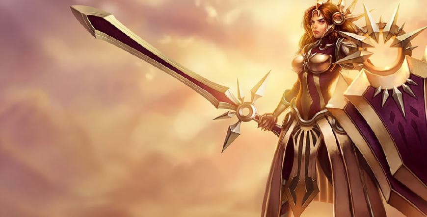 英雄联盟蕾欧娜水晶圣骑,曙光女神蕾欧娜