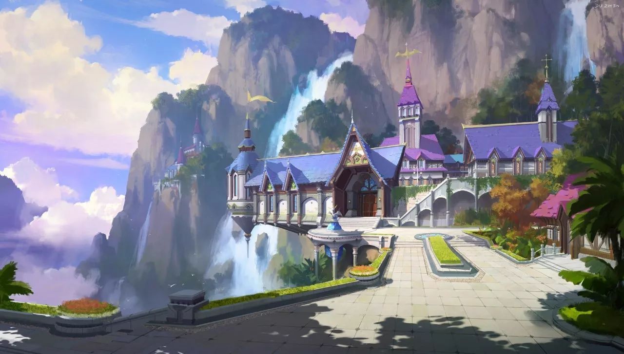 中式场景原画设计教程,国人插画师写实风格的插画欣赏