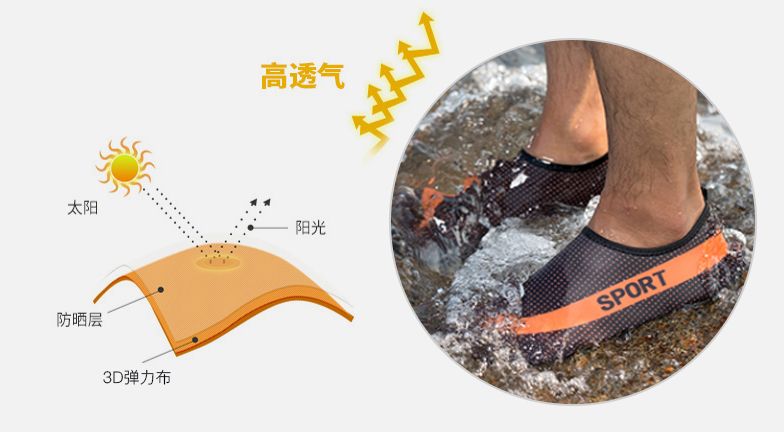 穿真的耐克脚会臭吗,穿出光脚的感觉沙滩鞋