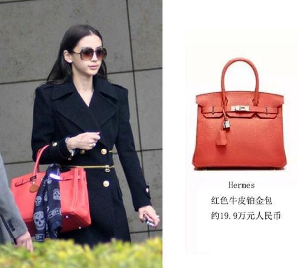 张雨绮背最新款爱马仕,爱马仕铂金包张雨绮