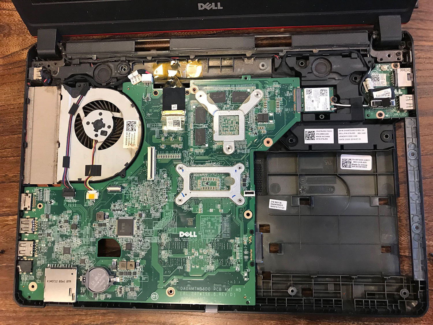 戴尔游匣14-7447升级,戴尔游匣14-7447清灰换硅脂