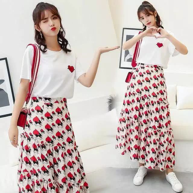 半身裙小个子高腰显高,150矮个子高腰显高雪纺吊带裙