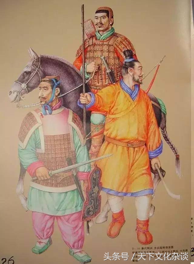 古代军服演变过程,中国古代历代军服演变