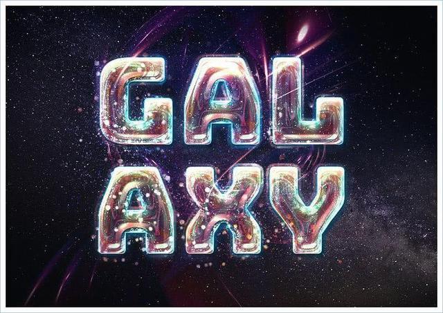 ps制作3d立体字质感的岩石字,photoshop星空字教程