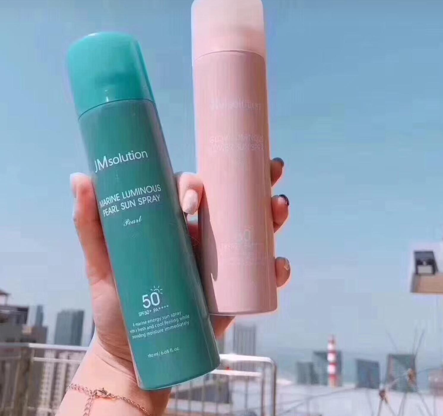 jm和娜丽丝安耐晒哪个好用,jm珍珠防晒喷雾和jm德玛喷雾