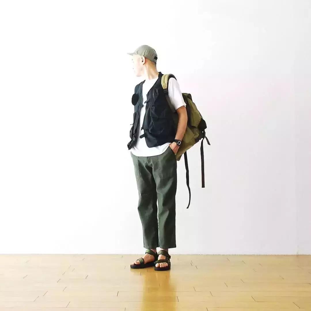 日系性冷淡风格,高街风暖男穿搭