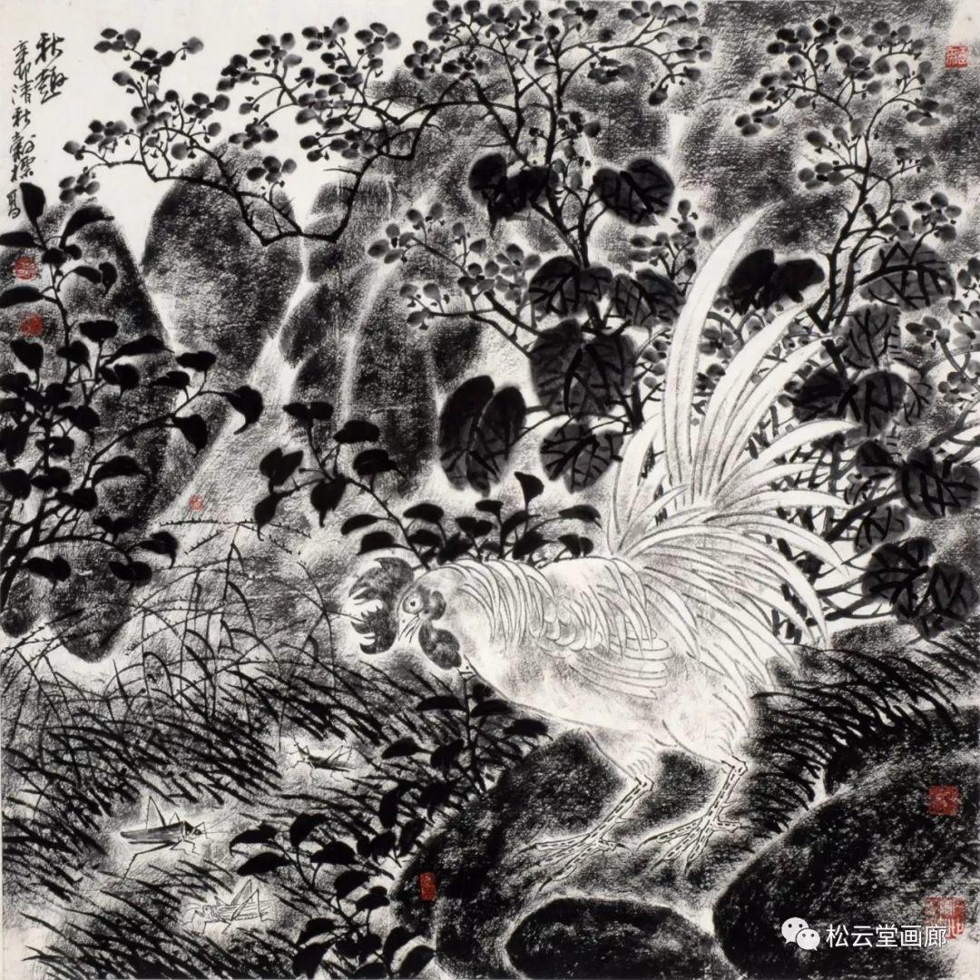 中国画中的山水花鸟画,国画花鸟画山水画欣赏