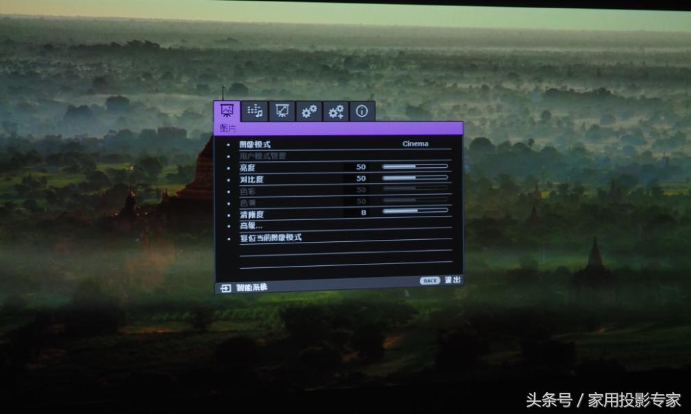 明基2k旗舰投影机,千元投影对比明基