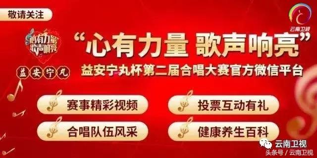 云南卫视/益安宁丸杯第二届云南省合唱大赛，三七之乡、缤纷开唱