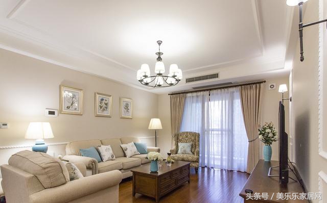 美式三居115平米装修,美式三室全屋装修效果