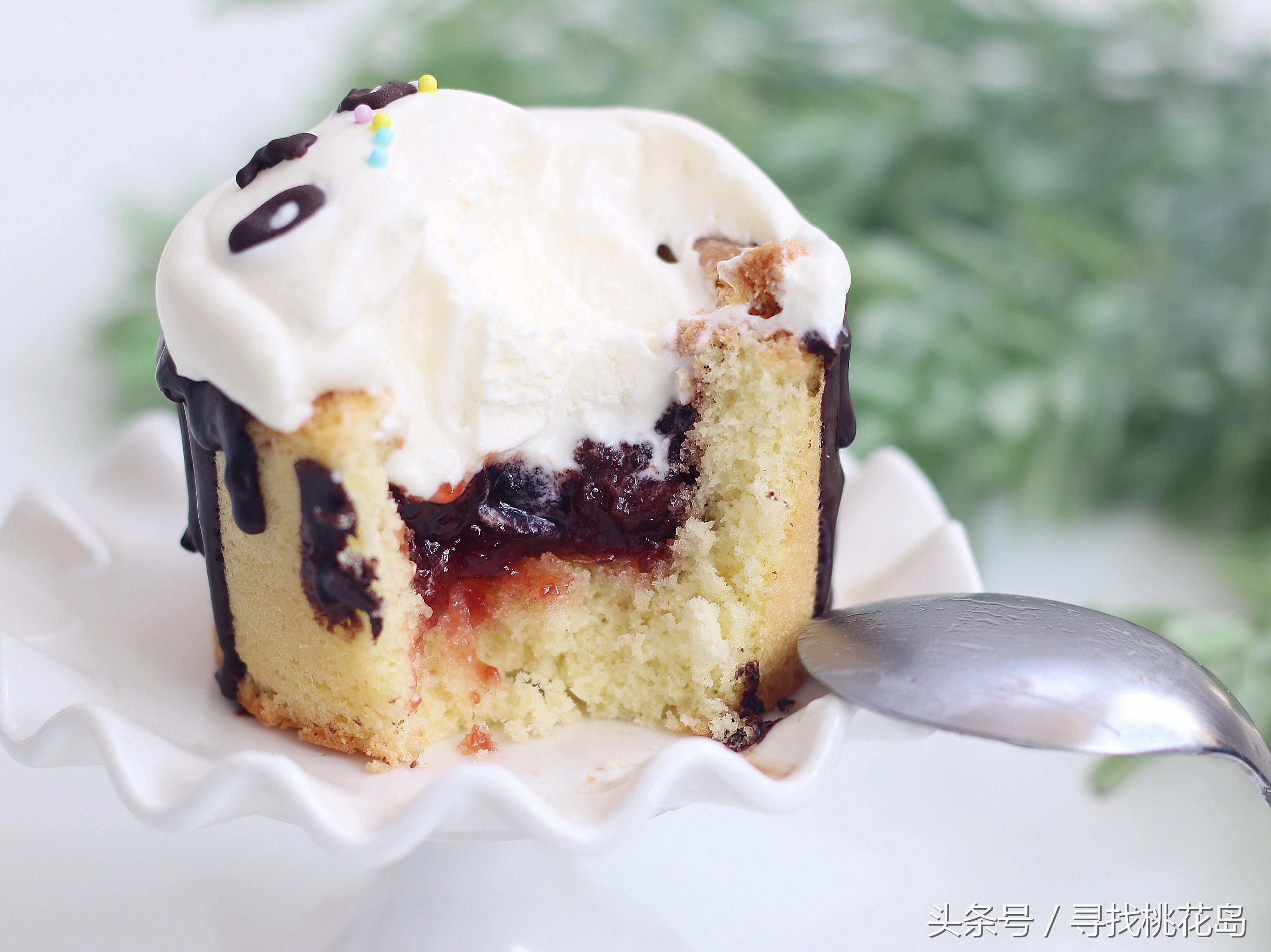 手工制作冰淇淋蛋糕彩虹色可食用,可以用买的冰淇淋做冰淇淋蛋糕吗