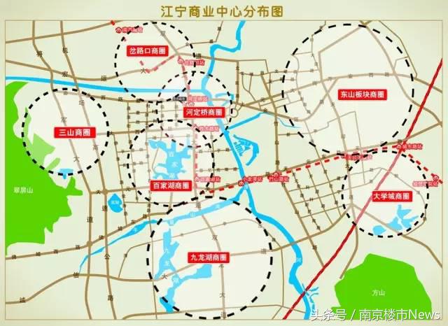 江宁有几大板块,江宁最新商业综合体