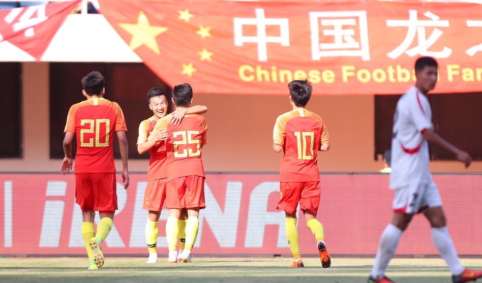 中国男足u20对韩国1比0战胜韩国,国足u24黄紫昌