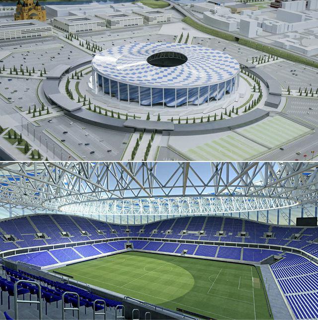 2018俄罗斯世界杯城市,俄罗斯世界杯场馆容纳