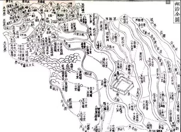 老崇州们，清代的崇州全貌保证你没见过